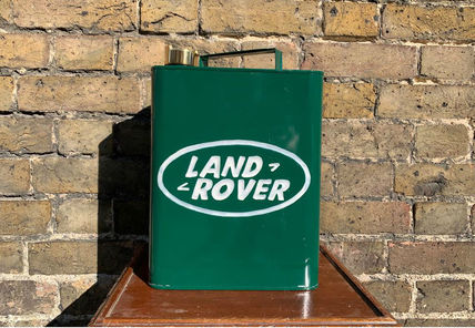 Land Rover Advertising Vintage Memorabilia Fuel Can Hand Painted Brass Top